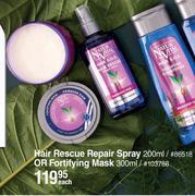 Dis-Chem Natur vital hair rescue repair spray 200ml or fortifying mask 300ml-each offer