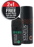 Dis-Chem Status anti perspirant roll on assorted-50ml each offer