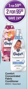 Dis-Chem Comfort concentrated fabric conditioner assorted-800ml offer