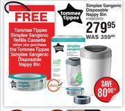 Dis-Chem Tommee tippee simplee sangenic disposable nappy bin offer