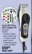 Dis-Chem Wahl color pro plus hair clipper kit 23 piece offer