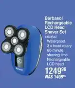 Dis-Chem Barbasol rechargeable lcd head shaver set offer