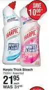 Harpic thick bleach assorted-750ml each
