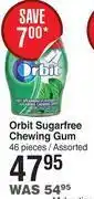Dis-Chem Orbit sugar free chewing gum 46 pieces assorted offer