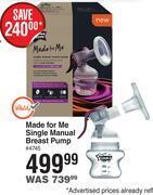 Dis-Chem Tommee tippee made for me single manual breast pump offer