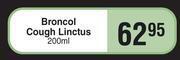 Dis-Chem Broncol cough linctus-200ml offer