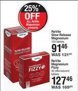 Revite slow release magnesium-100 tablets