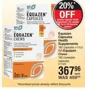 Dis-Chem Equazen capsules health supplements 180 capsules or equazen chews 180 chewable capsules-each offer