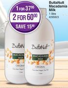 Buttanutt macadamia milk-for 1 x 1ltr