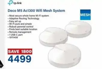 Incredible Connection Deco M5 Ac1300 Wifi Mesh System offer