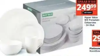 Checkers Hyper Value Wit Porselein Eetservies offer