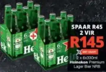 Checkers Heineken Premium Lager Bier NRB offer