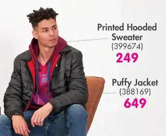Makro Printed Hooded Sweater offer