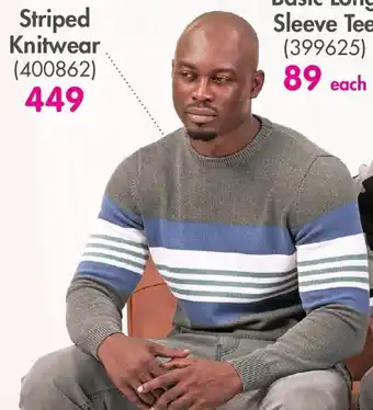 Makro Striped Knitwear offer