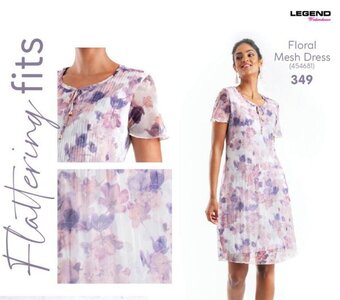 Makro Floral Mesh Dress offer