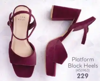 Makro Platform Block Heels offer