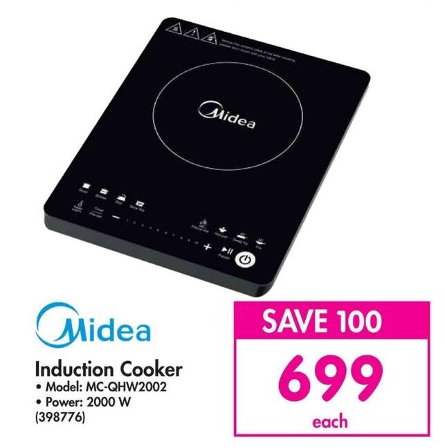 Midea Induction Cooker offer at Makro