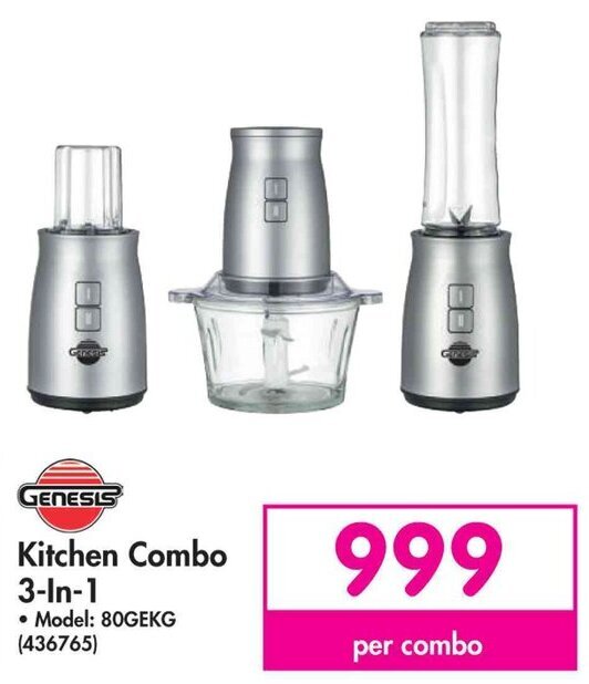 Genesis Kitchen Combo 3in1 offer at Makro