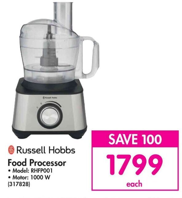 Russell Hobbs Food Processor offer at Makro