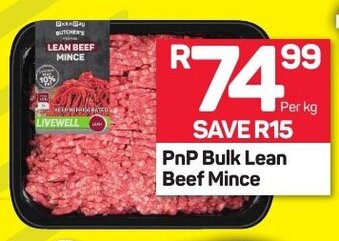 Pick n Pay PnP Bulk Lean Beef Mince offer