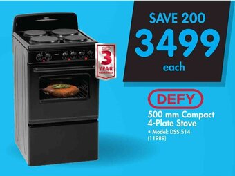 Makro Defy 500 mm Compact 4-Plate Stove offer