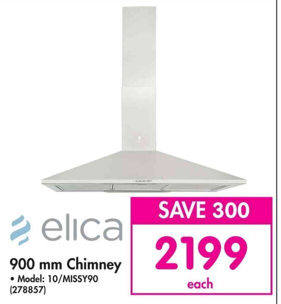 Elica 900mm Chimney offer at Makro