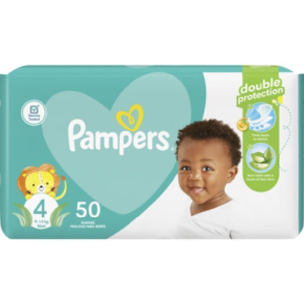 Pampers active fit size 4 914kg diapers 50 pack offer at Shoprite
