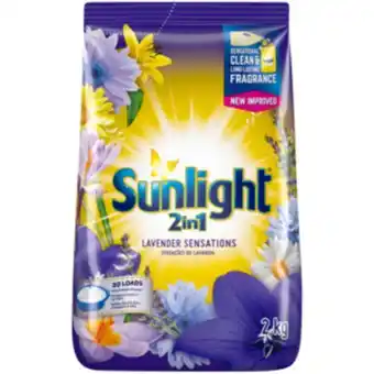 Shoprite Sunlight 2-in-1 lavender sensations hand washing powder 2kg offer