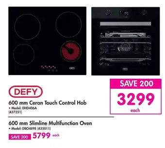 Makro Defy 600mm Ceran Touch Control Hob offer