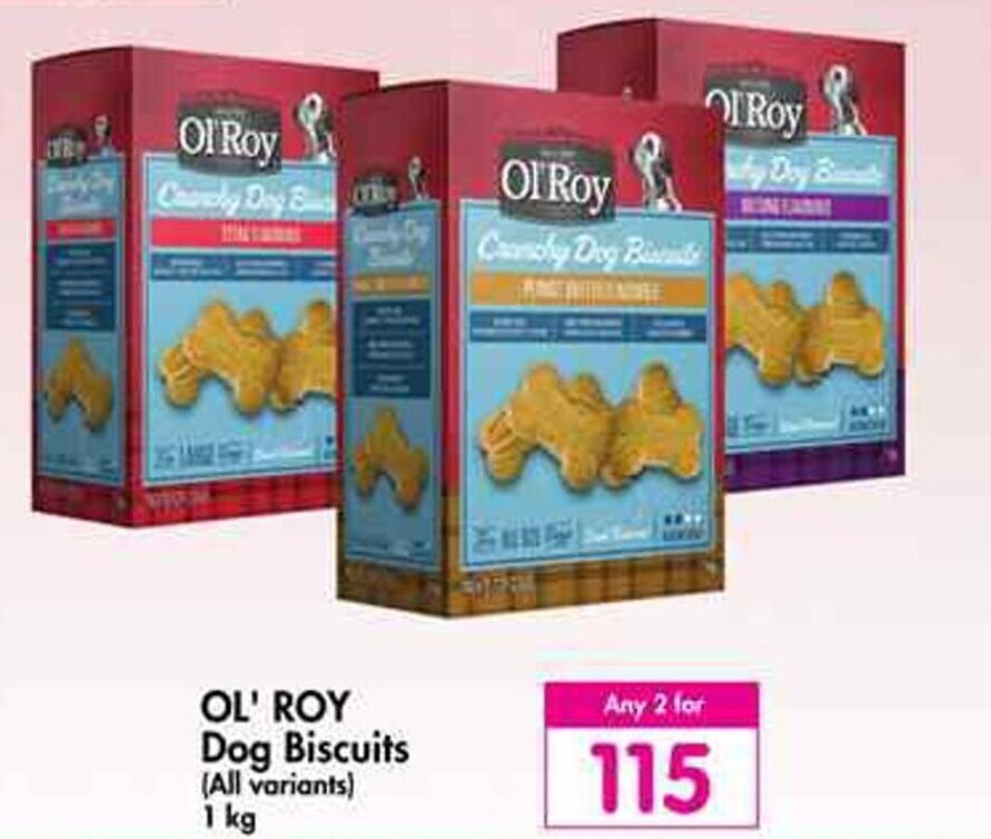 Ol' Roy Dog Biscuits 1kg offer at Makro