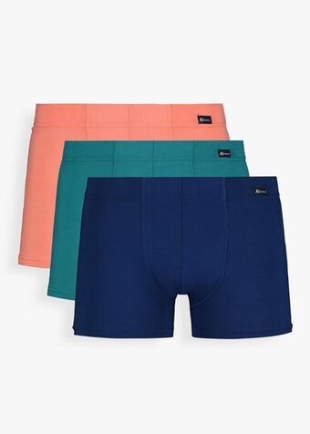 Cooltech stretch cotton trunks 3 pack