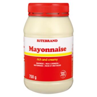 Shoprite Ritebrand mayonnaise 750g offer