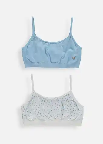 Woolworths Heart print unpadded bras 2 pack offer