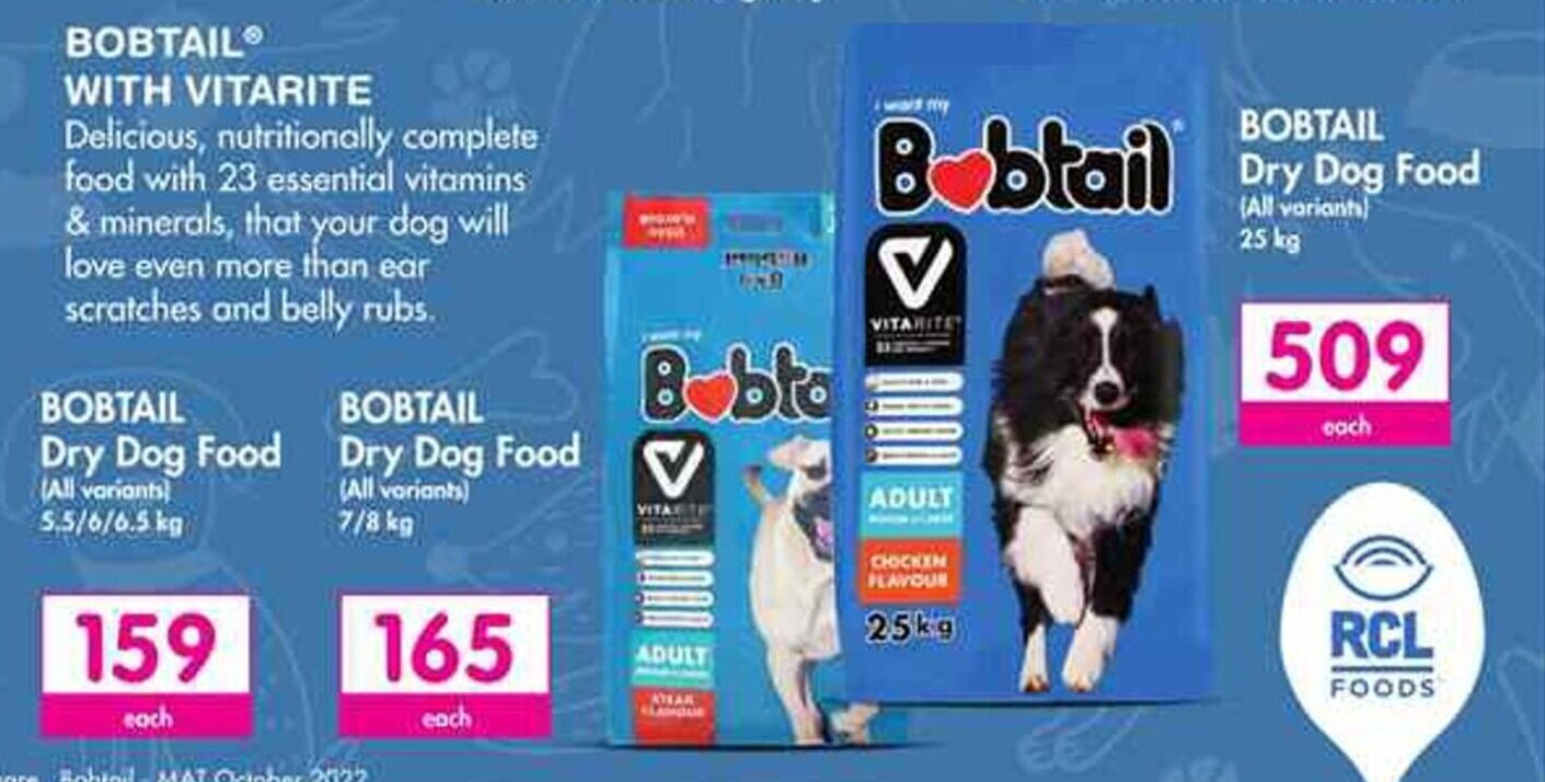 Bobtail with Vitarite offer at Makro
