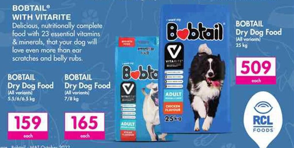 Makro bobtail hot sale dog food