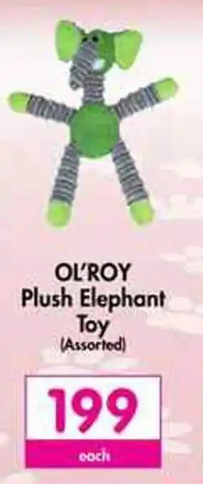 Makro Ol' Roy Plush Elephant Toy offer