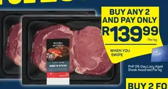 Pick n Pay PnP 28-Day Lazy Aged Steak Assorted offer