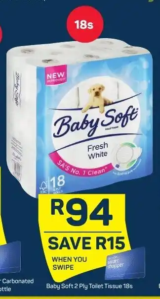 Pick n Pay Baby Soft Toilet Tissue offer