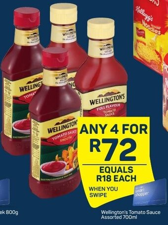 Pick n Pay Wellington's Tomato Sauce Assorted 700ml offer