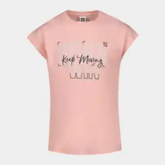 Totalsports Girls ts coral graphic cotton tee offer