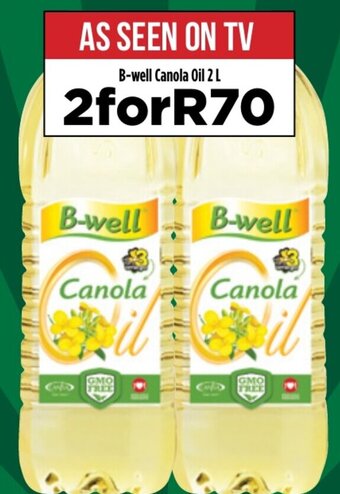 Food Lover's Market B-Well Canola Oil 2L offer