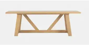 Coricraft Jefferson dining table in natural (2.4m) offer