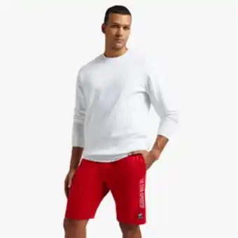 Men's le coq sportif french terry red shorts