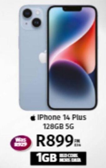 iPhone 14 Plus 128GB 5G offer at Vodacom