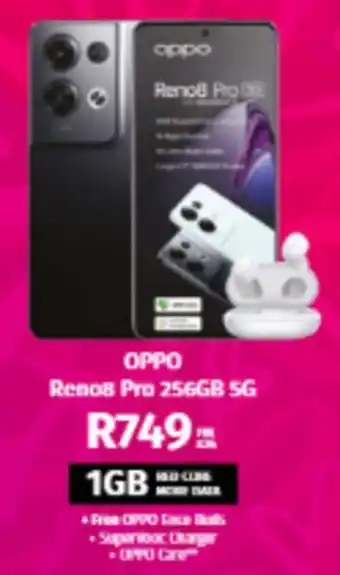 Vodacom Oppo Reno8 Pro 256GB 5G offer