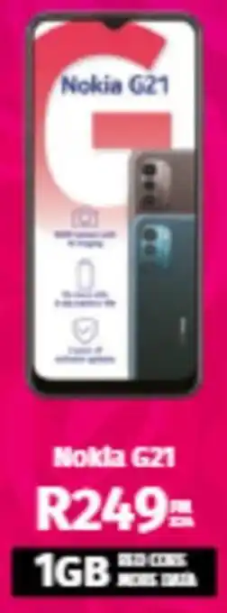 Vodacom Nokia G21 offer