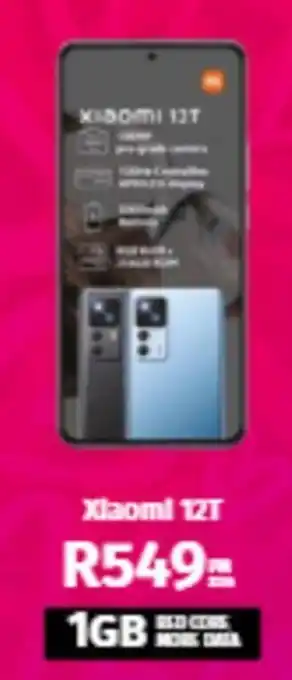 Vodacom Xiaomi 12T offer