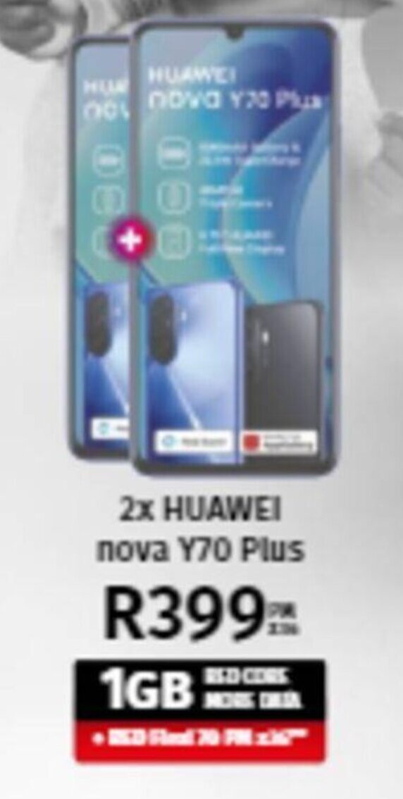 huawei nova y70 plus vodacom contract