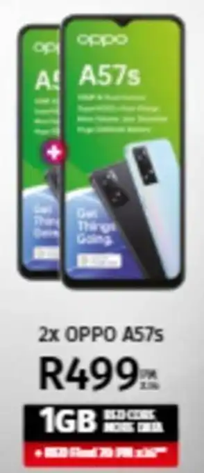 Vodacom 2X Oppo A57s offer