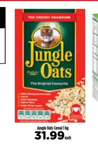 Food Lover's Market Jungle Oats Cereal 1Kg offer